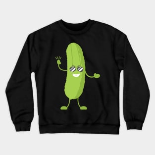 Vegan Cool Cucumber pickle Crewneck Sweatshirt